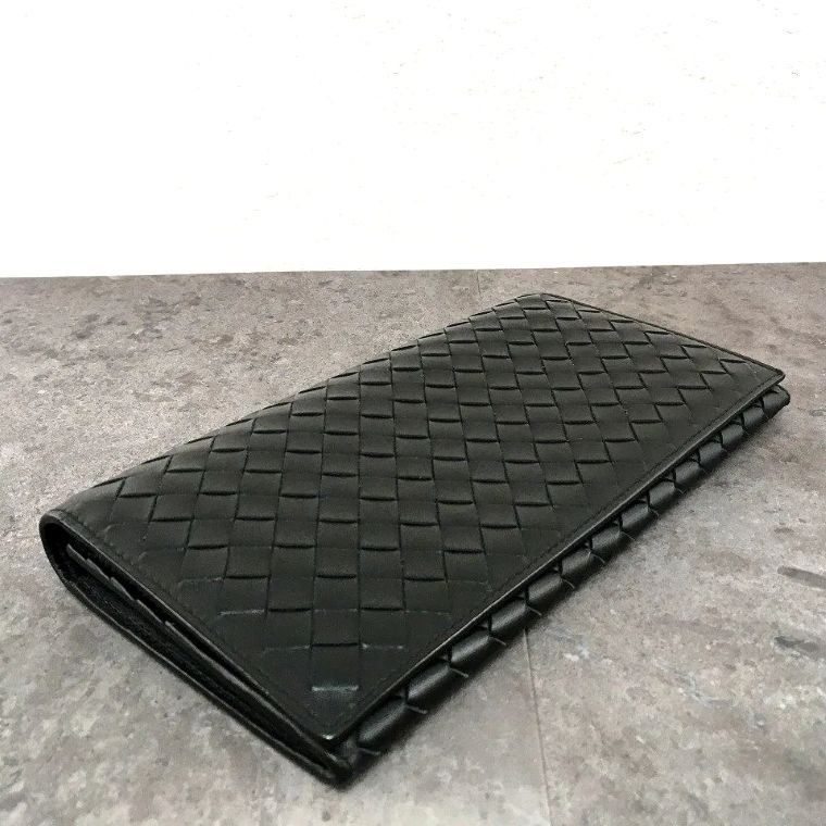 送料込み！ 極美品 BOTTEGAVENETA 長財布 イントレチャート