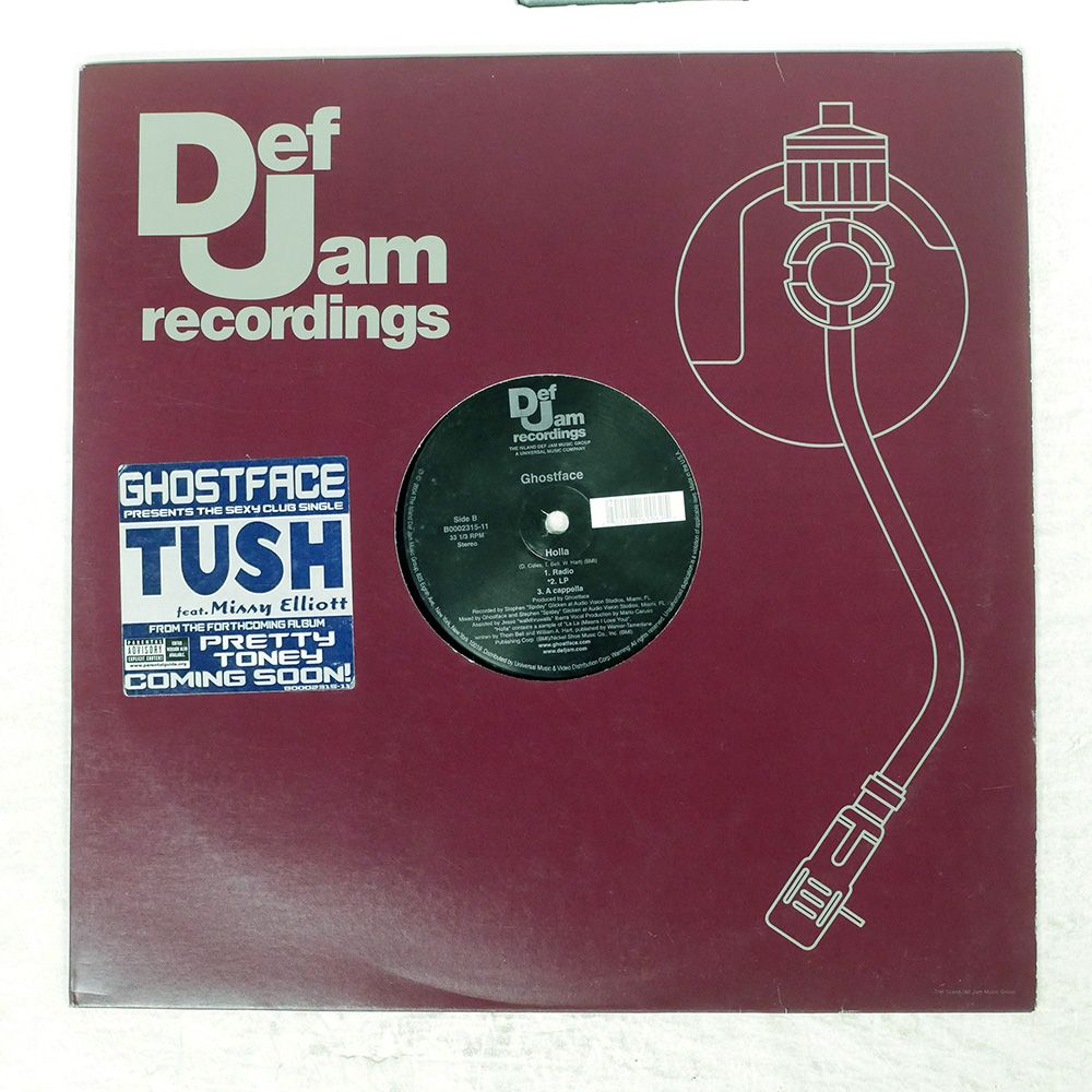 米 US盤 GHOSTFACE KILLAH/TUSH / HOLLA/DEF JAM RECORDINGS