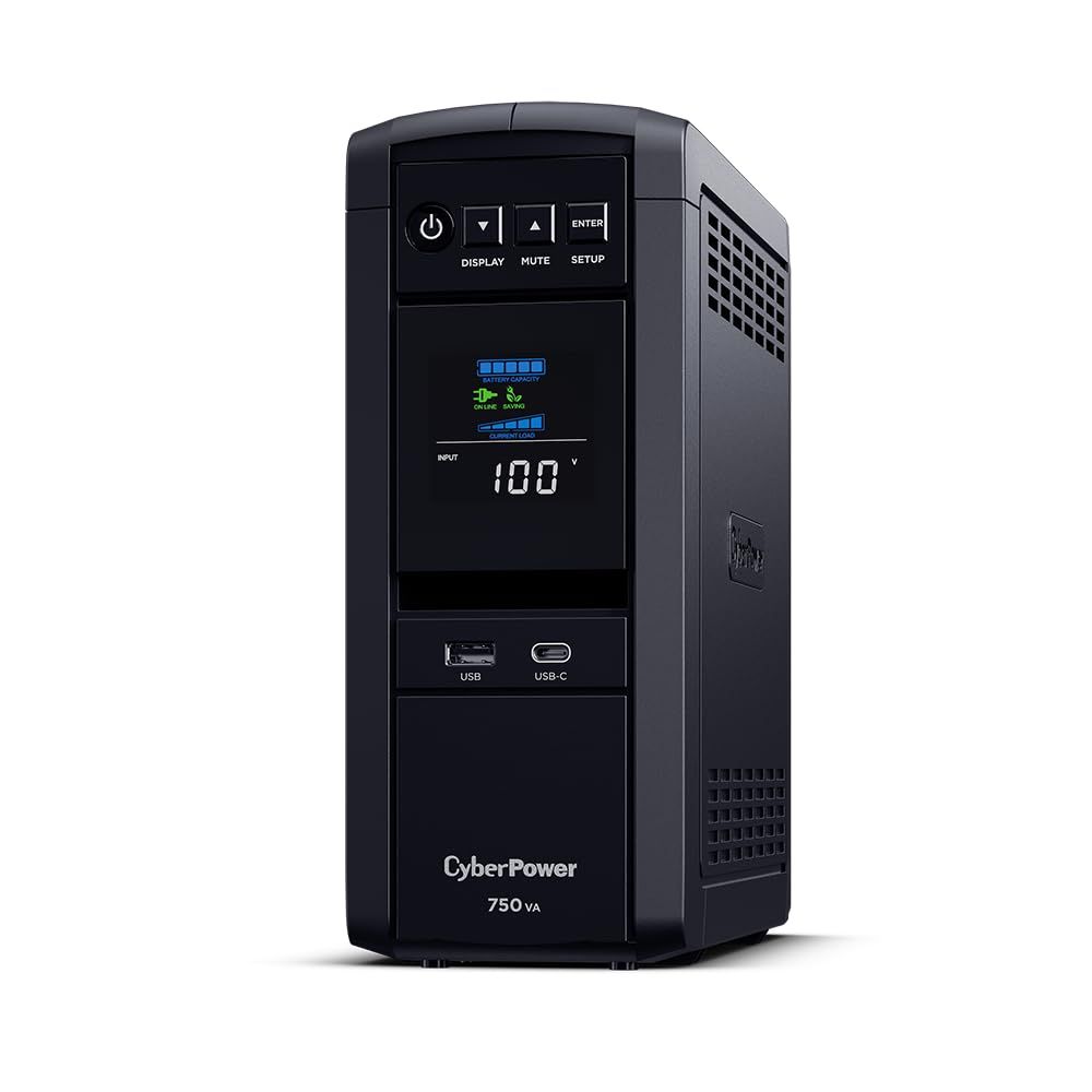 CyberPower (サイバーパワー) CP750PFCLCDJP 無停電電源装置 UPS ラインインタラクティブ給電/正弦波 750VA/525W