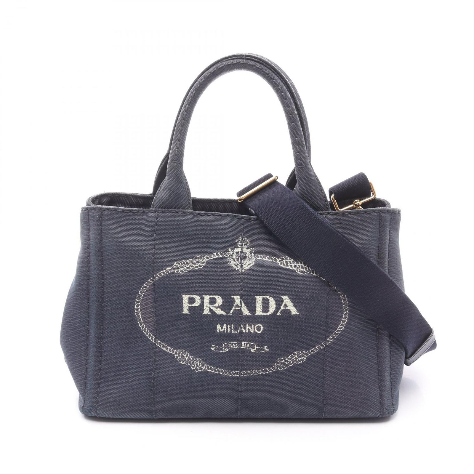 プラダ トートバッグ カナパ CANAPA 1BG439 PRADA 2way プラダ PRADA トートバッグ CANAPA カナパ 1BG439 ネイビー