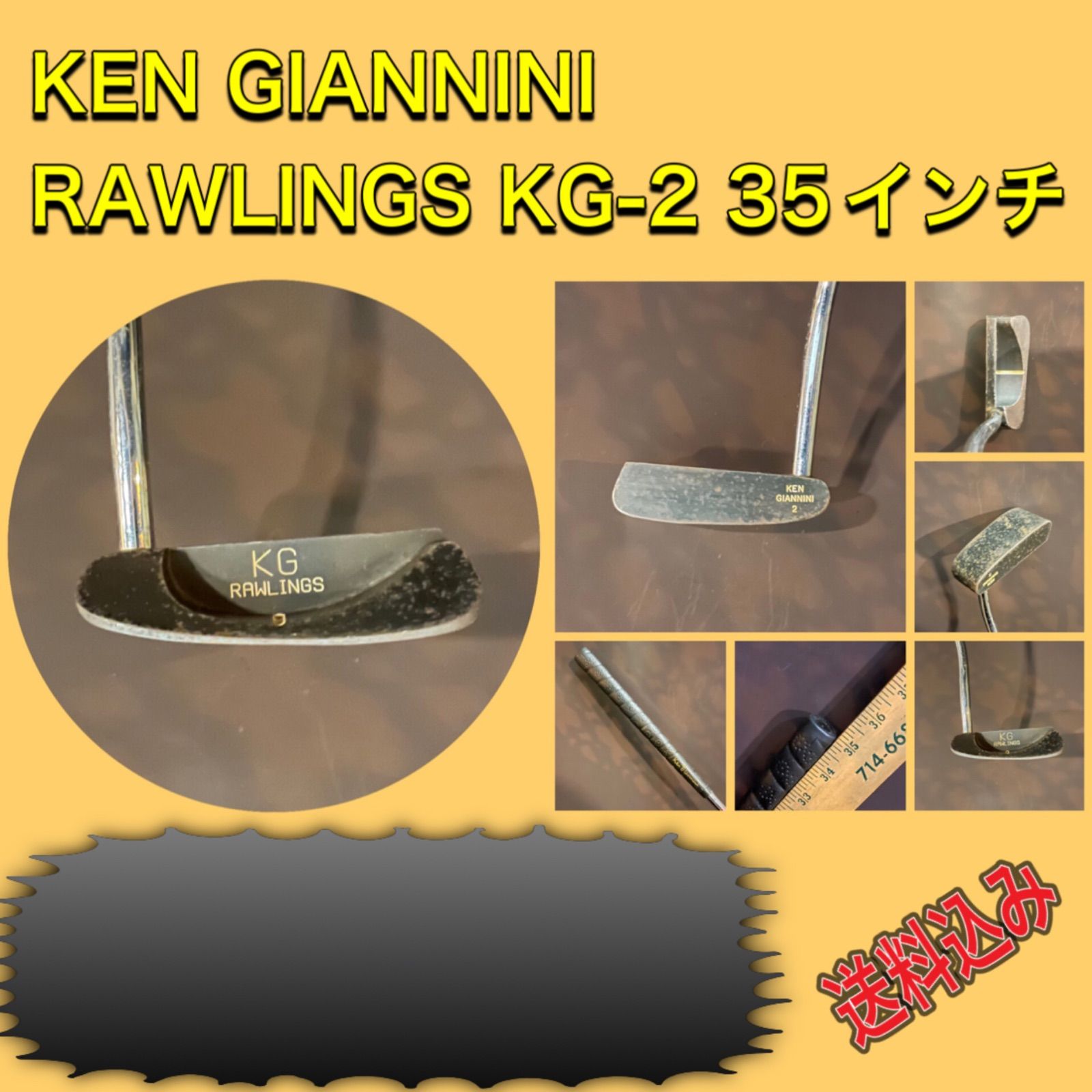 希少 KG(RAWLINGS) パター 送料込み☆H3新☆巨匠ケンジアニーニの