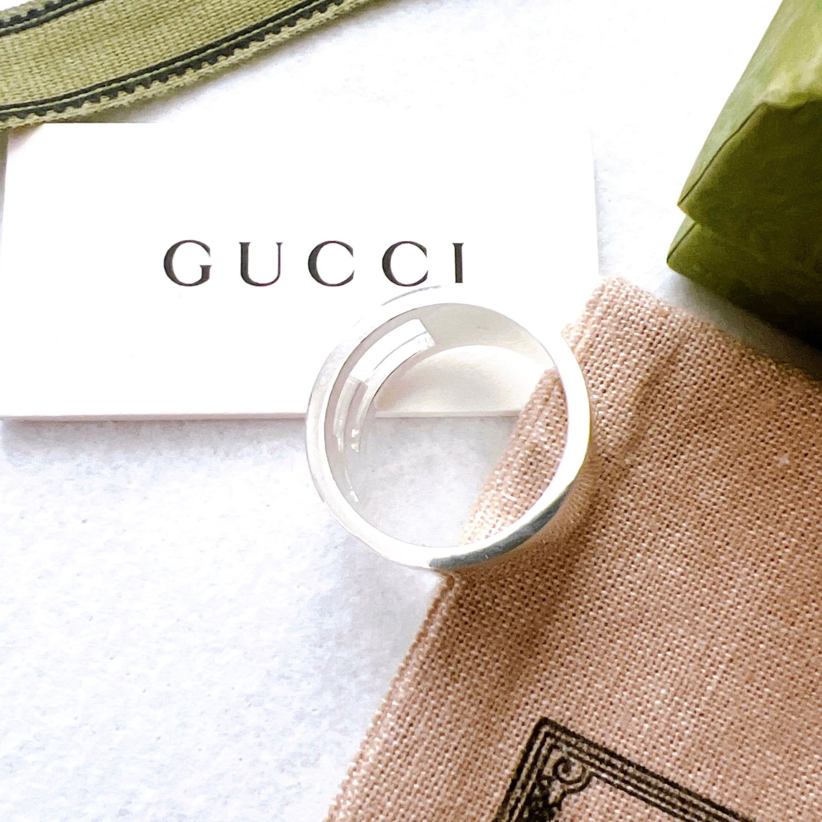 GUCCI シルバーリング サイズ23 楽天市場】【15%OFF】 グッチ リング 7号〜23号 ブランデッド G