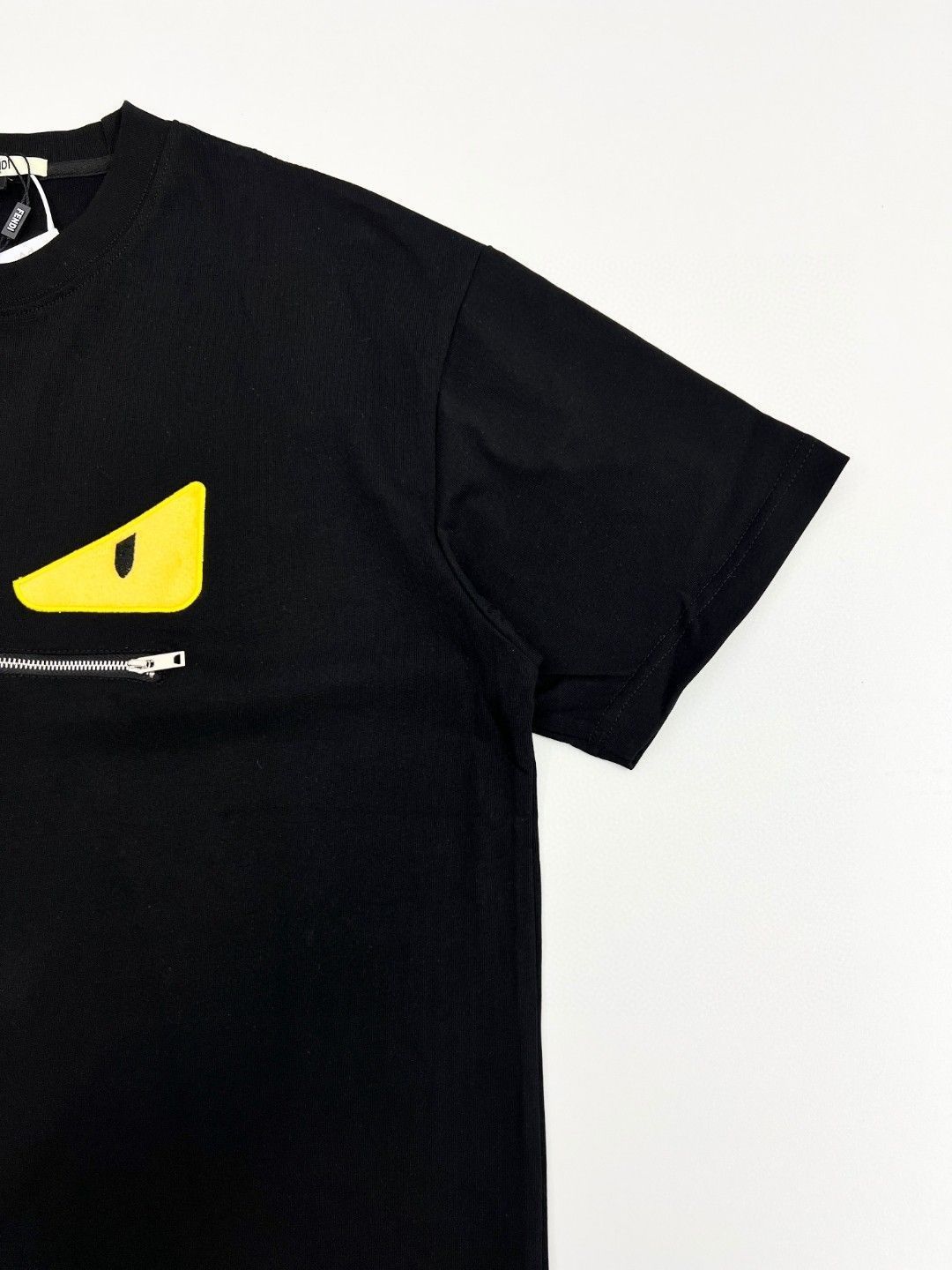 FENDI●刺繍付き クルーネック ショートスリーブ Tシャツ yukishop｜激安ブランドコピー バッグ/時計/服/靴/ジュエリー