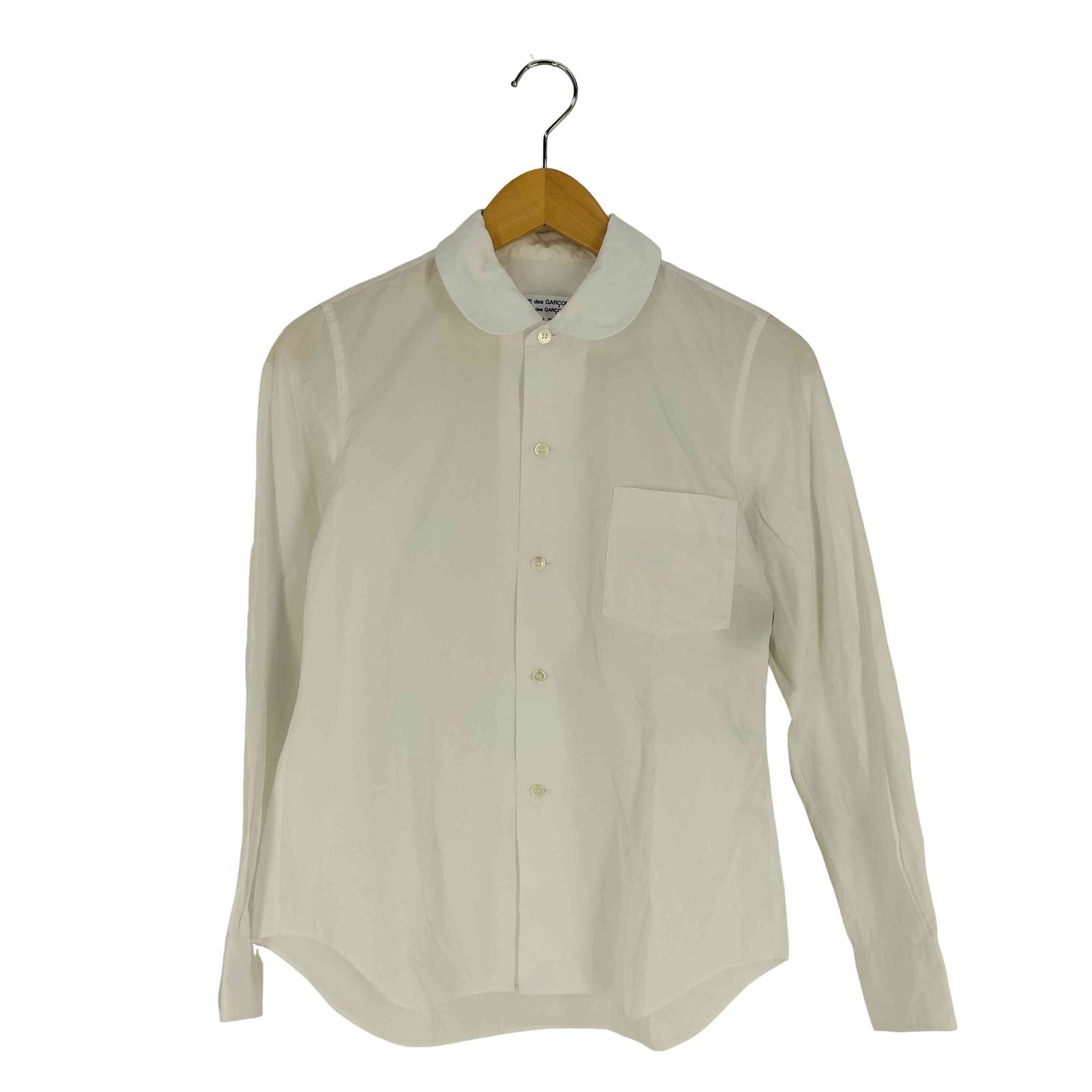 コムデギャルソンコムデギャルソン COMME des GARCONS COMME des GARCONS 丸襟 ラウンド シャツ レディース JPN XS