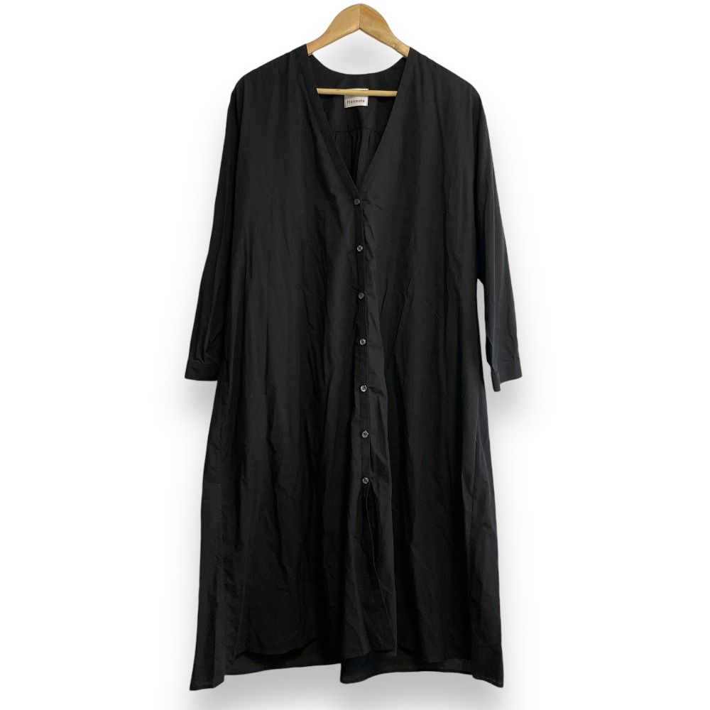 Honnete オネット　ワンピース 40%OFF】Honnete オネット アイリッシュリネン 7分袖 ロング