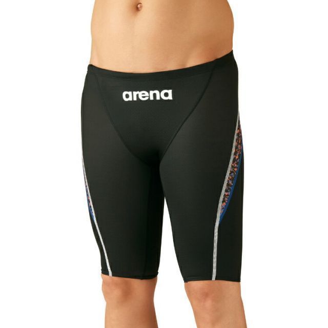 arena アリーナ ハーフスパッツ ブラックXP001-ブルー・オレンジ Oサイズ ARN-3046M BKOR | スポーツ スポーツ用品 水泳 スイミング スイマー 水着 スイムウェア 競泳 競泳水着 メンズ 男性 ハーフス