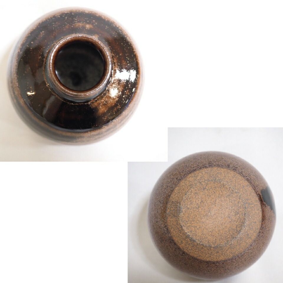 模 奈良文琳茶入 笹田有祥 造 唐物八幡名物 共箱 茶道具 奈良文琳 唐物（八幡名物）【販売】-茶道具は京都しみず孔昌堂