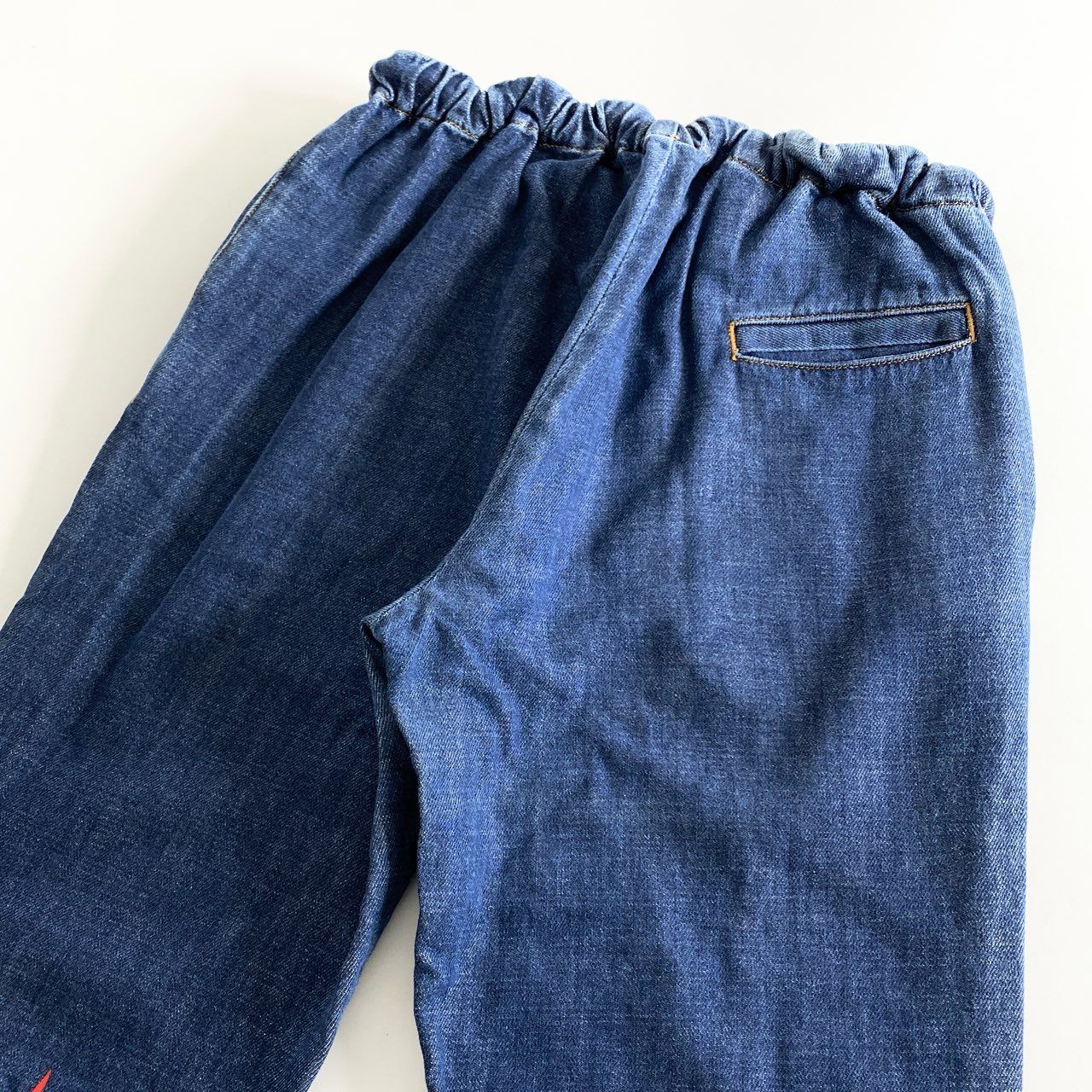 67e12 OFF-WHITE オフホワイト モナリザプリント デニム ジョガーロングパンツ ボトムス イージーパンツ OMYB002S19D17008 Sサイズ インディゴ コットン 67e12 OFF-WHITE オフホワイト モナリザプリント デニム ジョガー