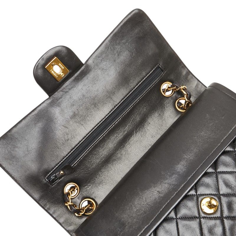 CHANEL シャネル ロゴ マトラッセ ラムスキン カチューシャ シャネル マトラッセ ココマーク Wフラップ チェーン ショルダー