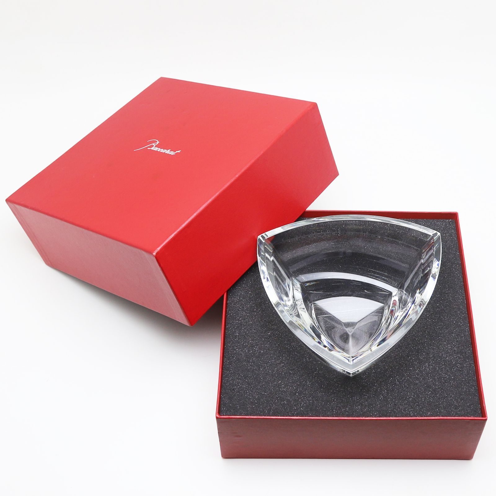 264 Baccarat バカラ カレイドスコープ サラダボウル レッド 展示品