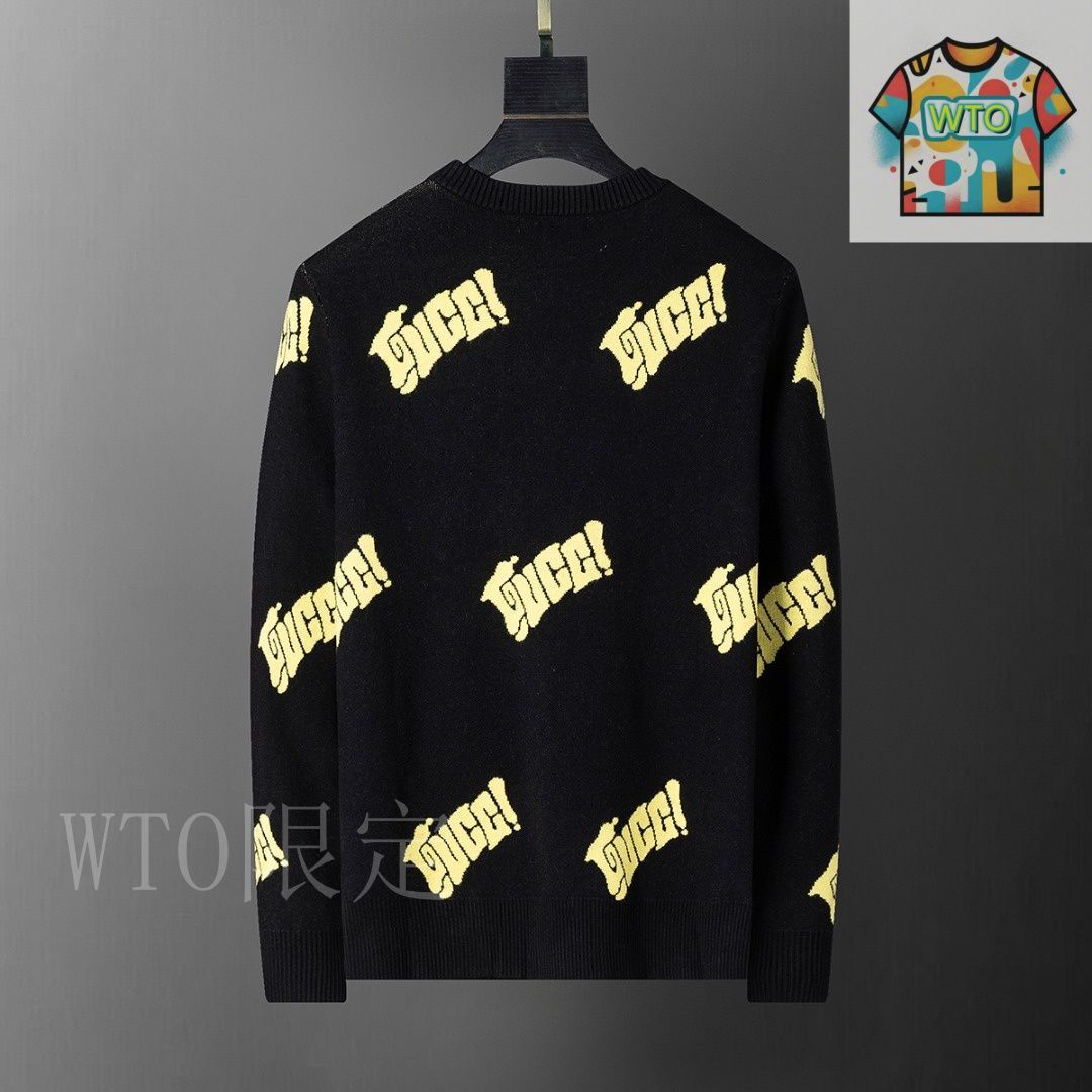 GUCCI ベージュ クルーネックセーター M GUCCI ベージュ クルーネックセーター M トップス