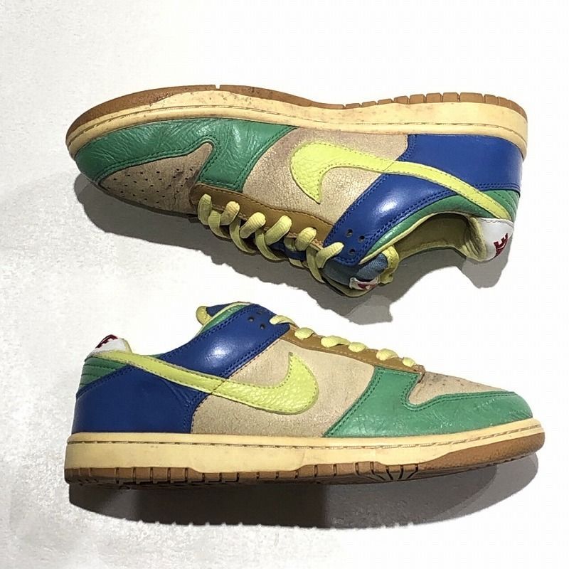 NIKE×BROOKLYN PROJECTS DUNK LOW PREMIUM SB ナイキ×ブルックリン プロジェクト ダンク ロー プレミアム エスビー スニーカー US 8 (26cm) ヘイロー×シトロン 313170-771 レア【PI】