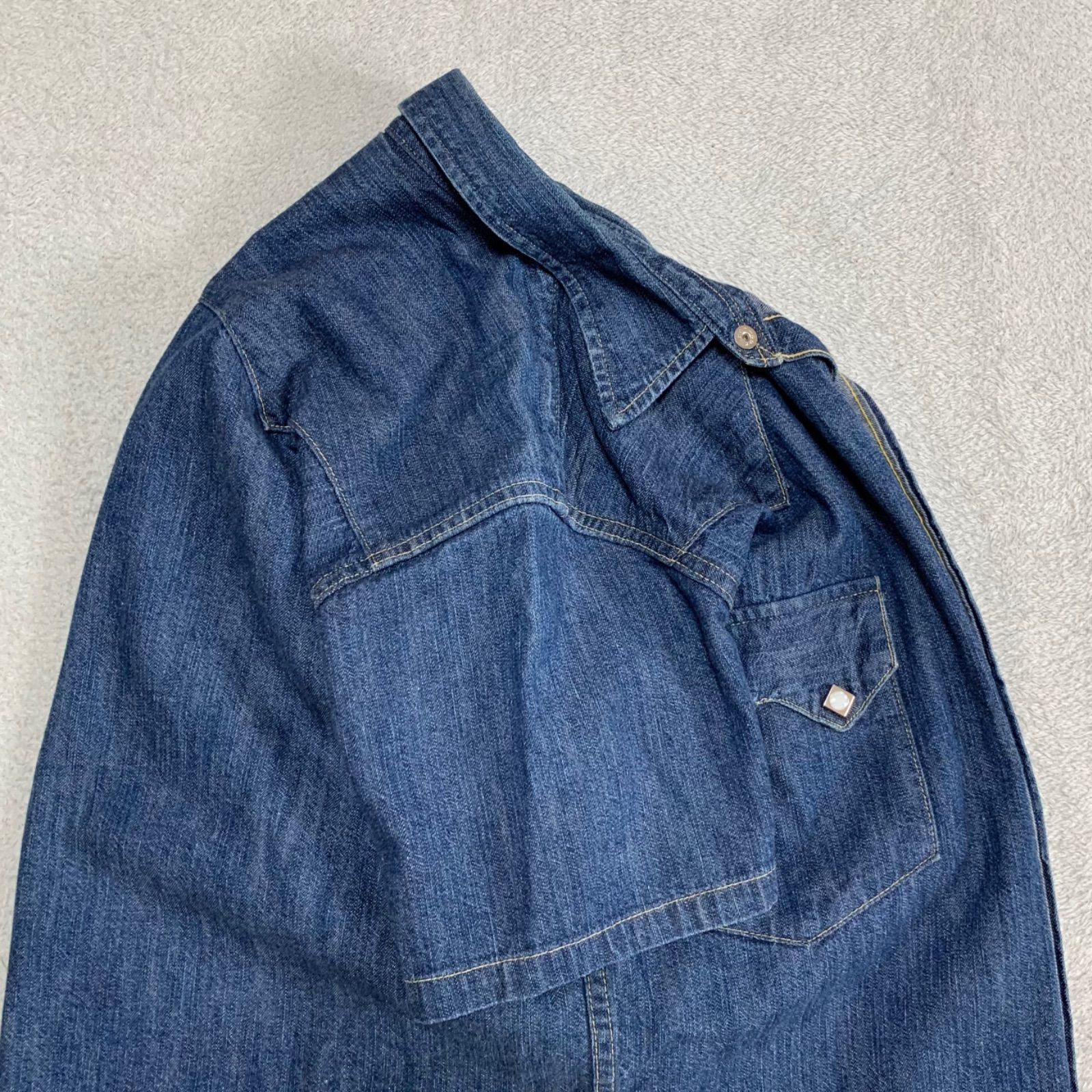 JOE McCOY Western Ranchman リアルマッコイズ シャツ JOE McCOY Western Ranchman Denim Shirt Indigo Size 14.5 Used