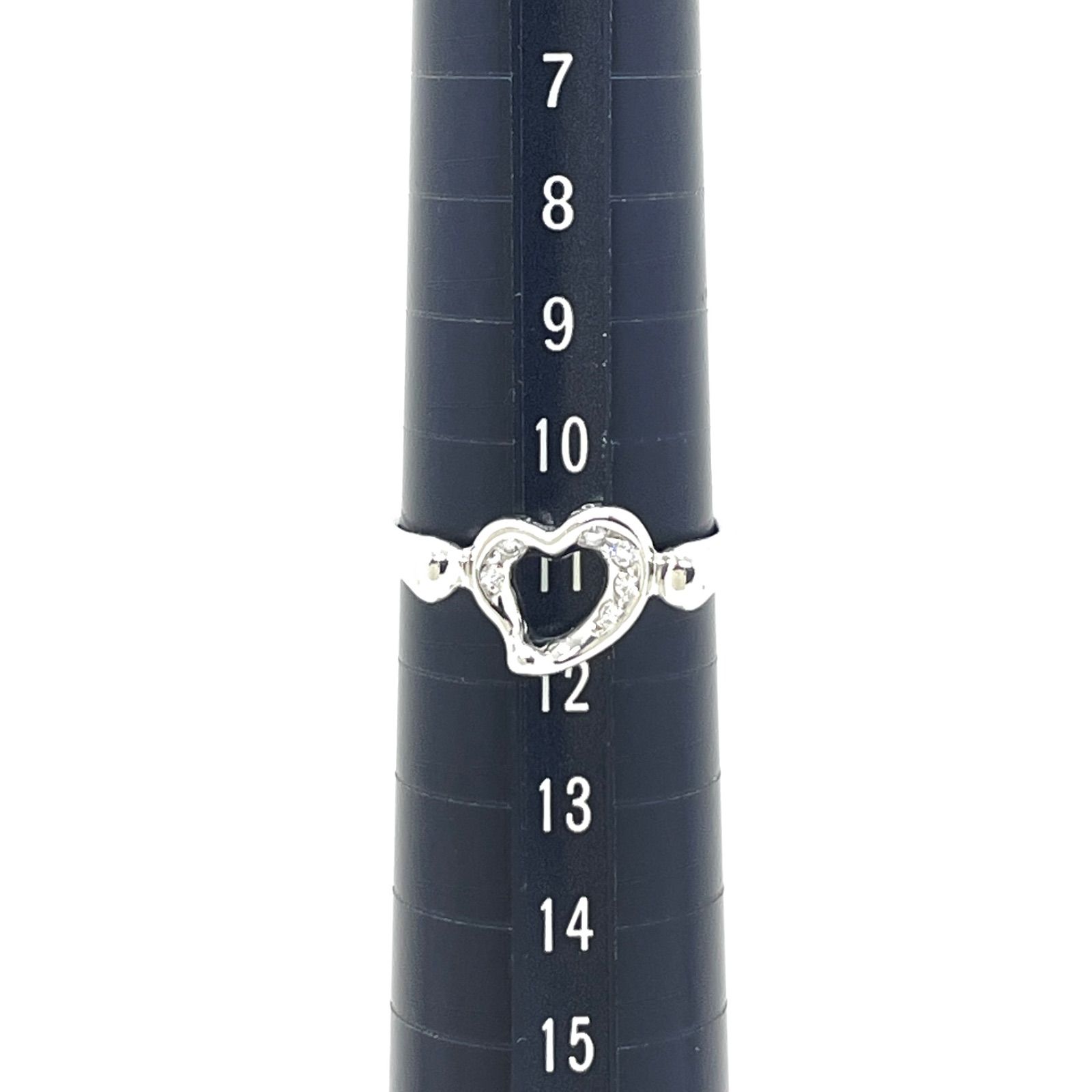 TIFFANY&Co./ティファニー オープンハートダイヤリング Pt950 11号