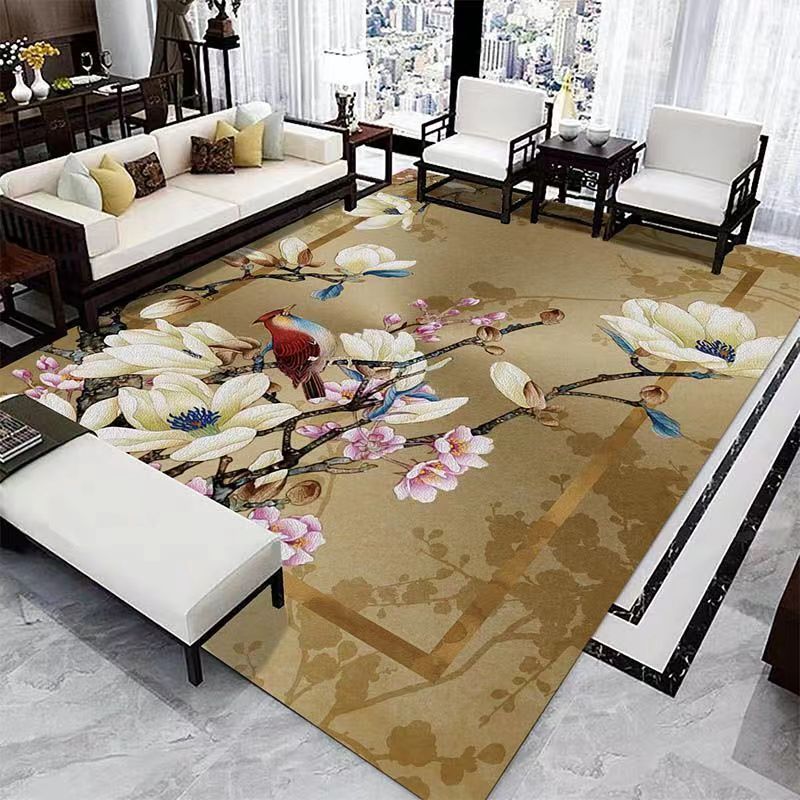 美品 未使用 高級で快適である160cm*230cm 長方形 家庭用カーペット 精製品 カーペット TD-2059