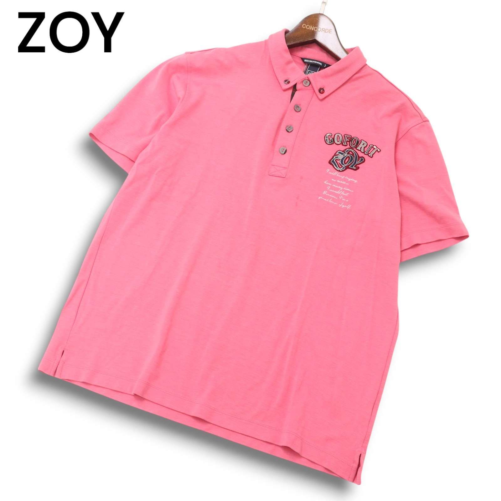 ZOY ポロシャツ 新品タグ付き ZOY 半袖ポロシャツ 36 新品タグ付き - メルカリ