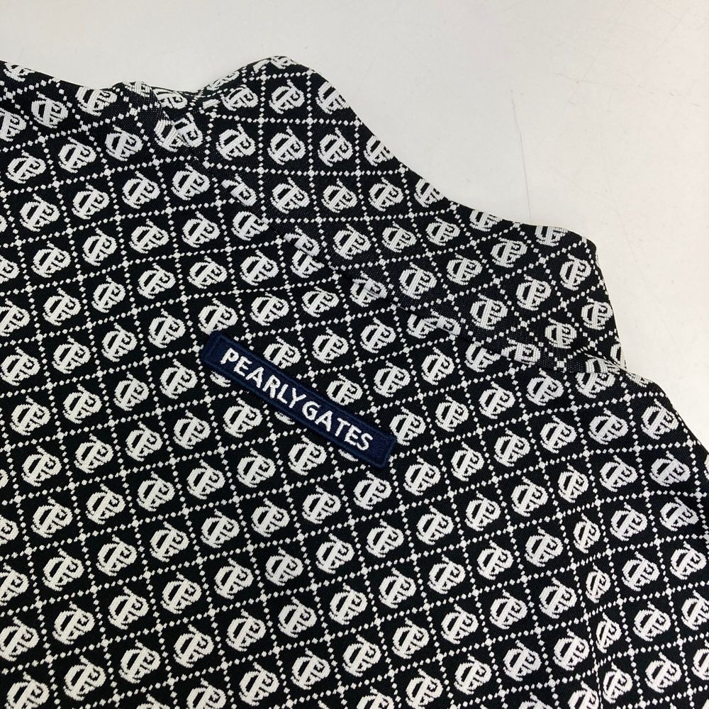 サイズ 4 PEARLY GATES パーリーゲイツ ハイネック 半袖Tシャツ 総柄 ネイビー系 240101472109 ゴルフウェア メンズ ストスト LLC-HASEGAWATOSO_COM