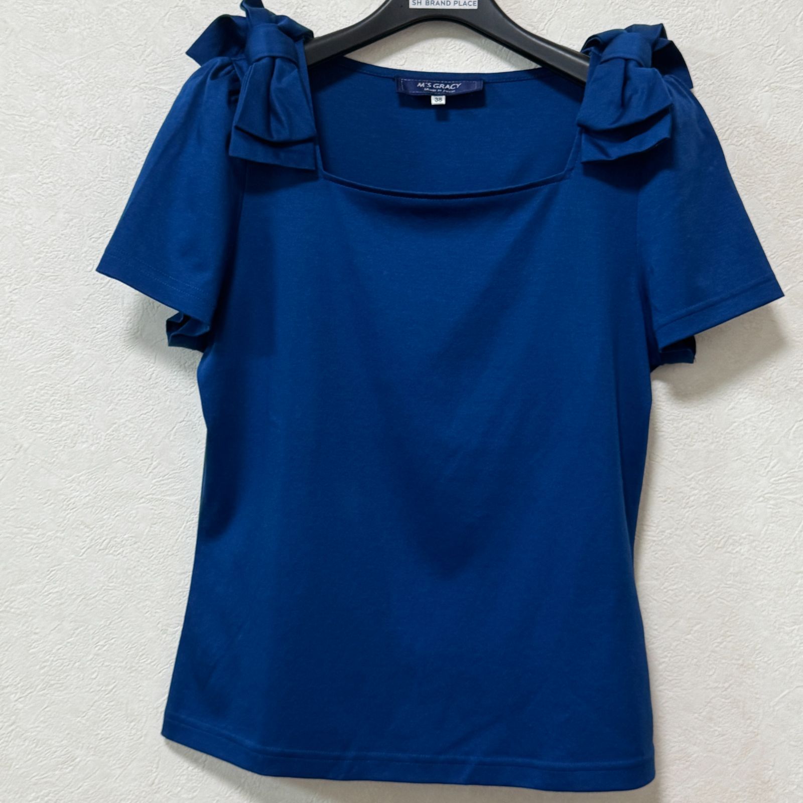 エムズグレイシー Tシャツ カットソー 38 S〜Mサイズ かわいい｜M