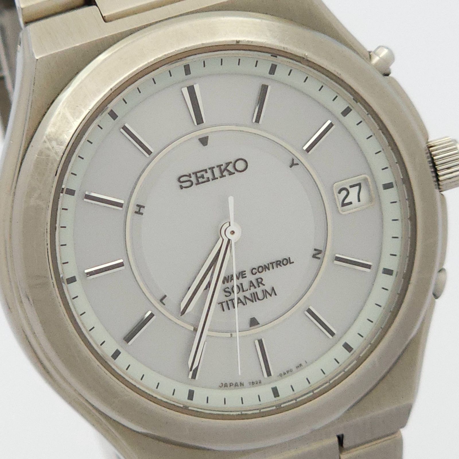 SEIKO セイコー 7B22-0AF0 ソーラー電波 動作品 チタニウム - メルカリ