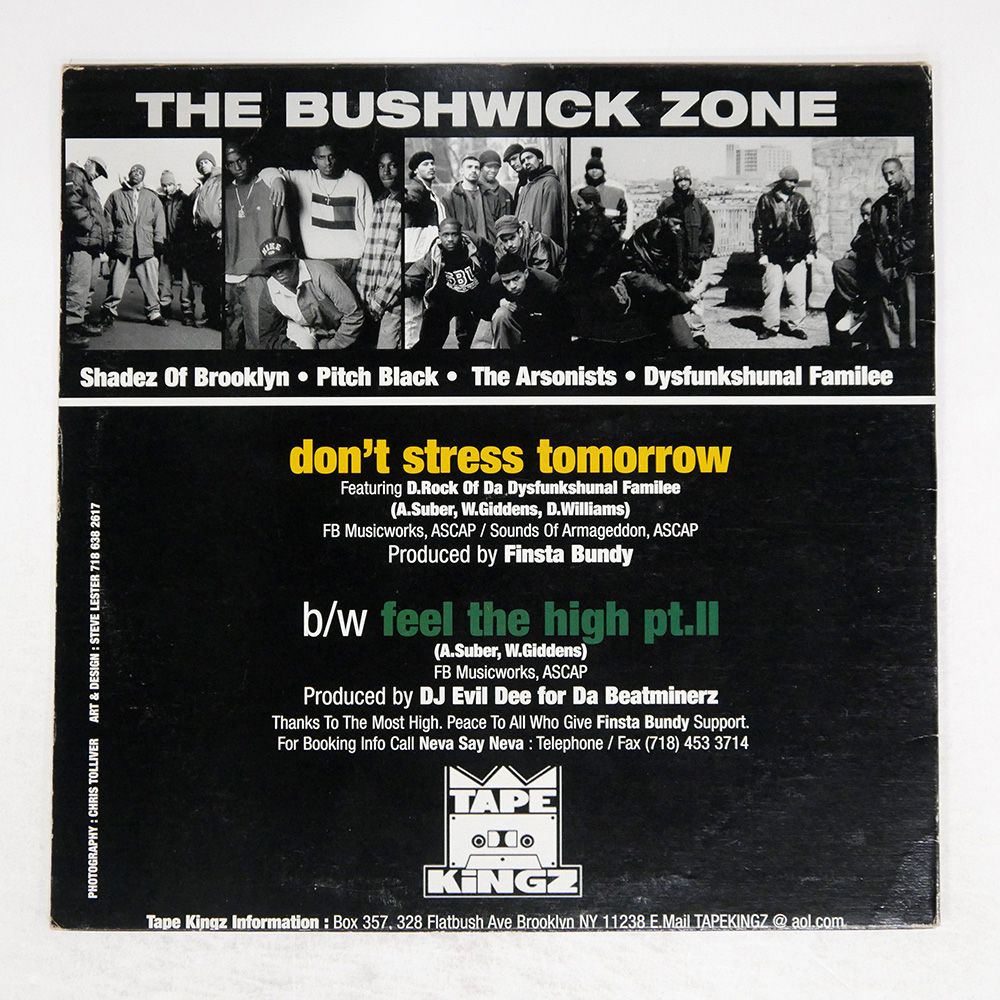 放送大学 割引 STRESS BUNDY/DON'T FINSTA US盤 TOMORROW/TAPE 12 TK005 KINGZ 邦楽