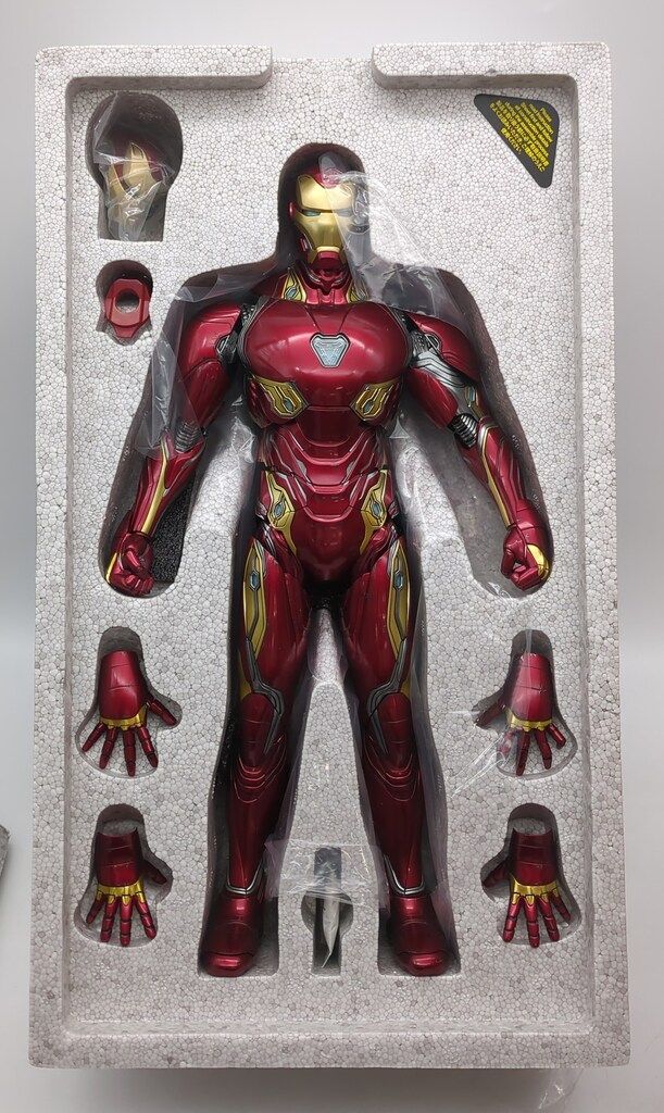HOTTOYS MOVIE MASTERPIECE DIECAST IRON MAN MARK 50 DIECAST MMS473