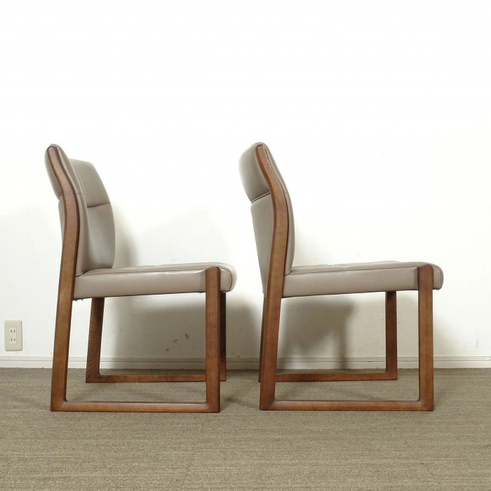 2脚セット レザー