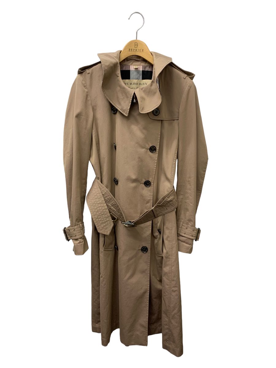 BURBERRY ロング ウール トレンチコート 送料無料◇2025新品 ロング ウール トレンチコート (グレー