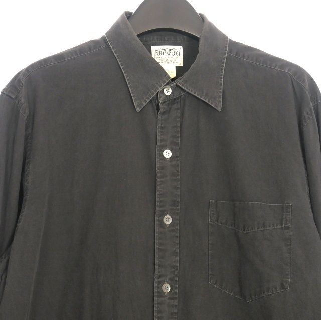 RRL ダークデニム 長袖シャツ ダブルアールエル RRL デニムシャツ ワークシャツ 長袖 L