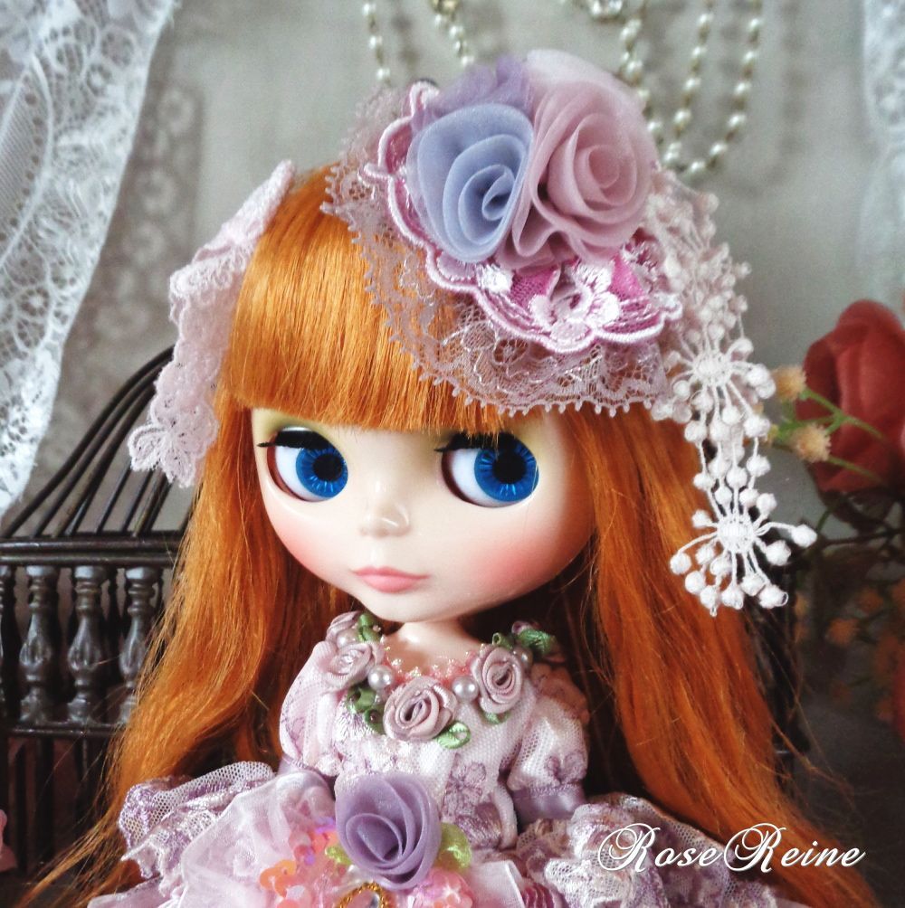 ロリータロマンス クラシカルモーブピンクのアンティークボリューム