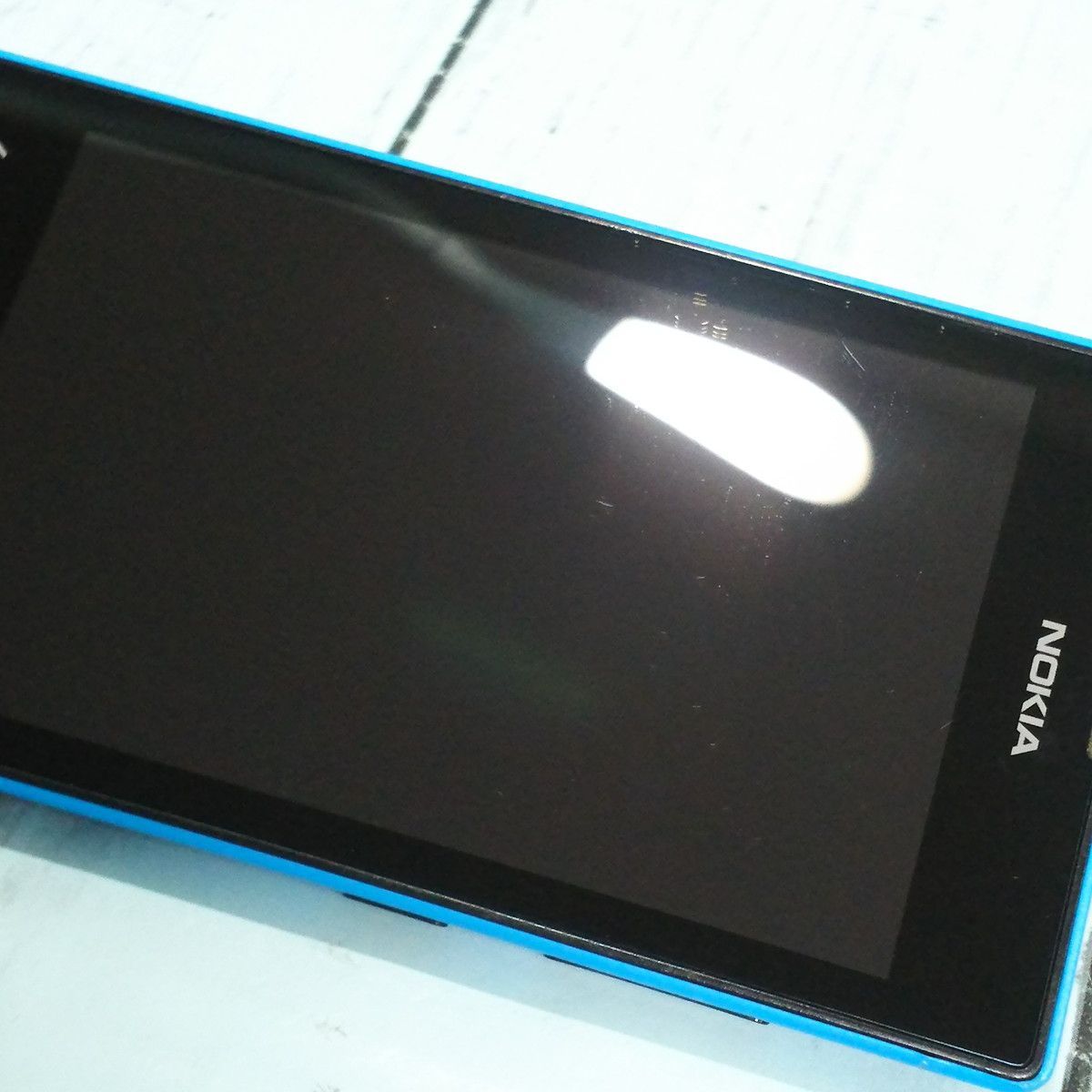 Nokia Lumia 520 ブルー シアン Windows Phone 本体 白ロム SIMロック 