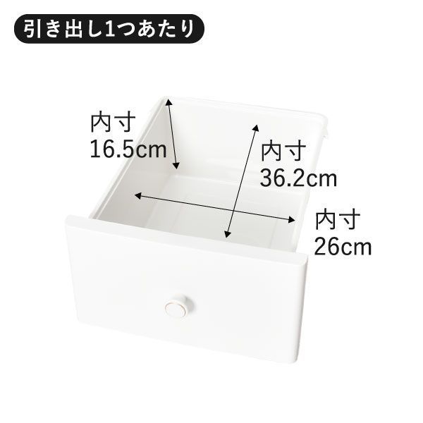 squ＋ ルームスコンベッソ 344 【キャスター無し】 収納ケース 