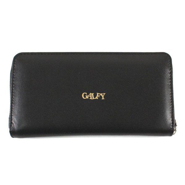 新作】【GALFY／ガルフィー・わんわんヤカラ長財布（ブラック