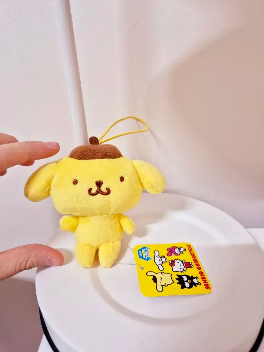 【雷市場（ポンジャン）商品韓国直送】 ポムポムプリン マスコット キーリング 人形