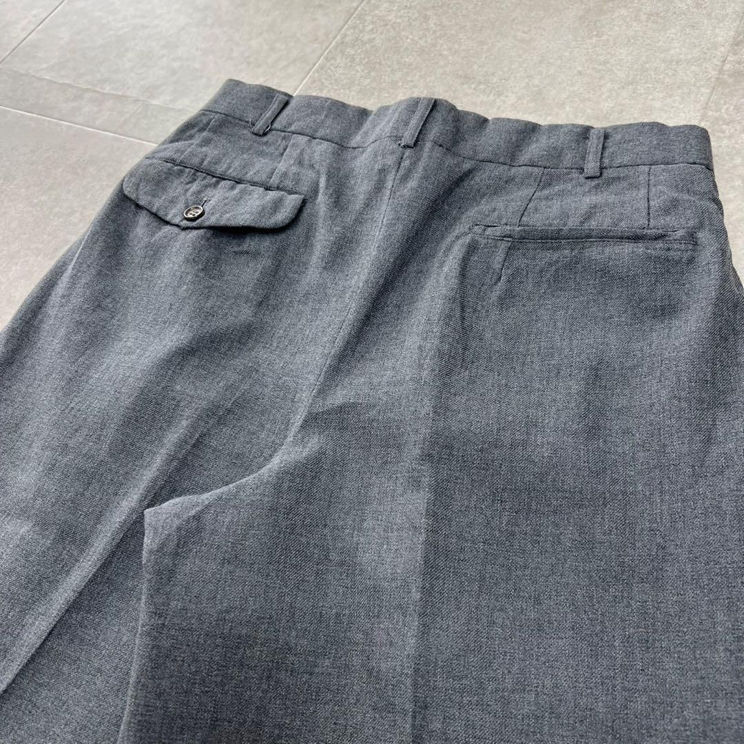 コムデギャルソン 80s スラックス 2タック パンツ グレー W31 - メルカリ