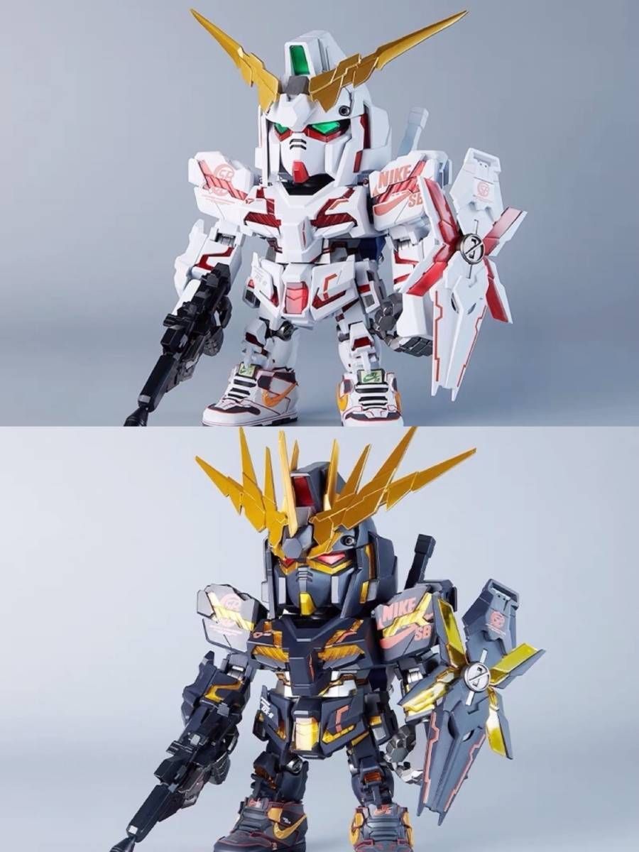 Nike x DUNK x SB ユニコーン ＆ バンシィ ガンダム 2体セット Nike x DUNK x SB ユニコーン ＆ バンシィ ガンダム 2体セット