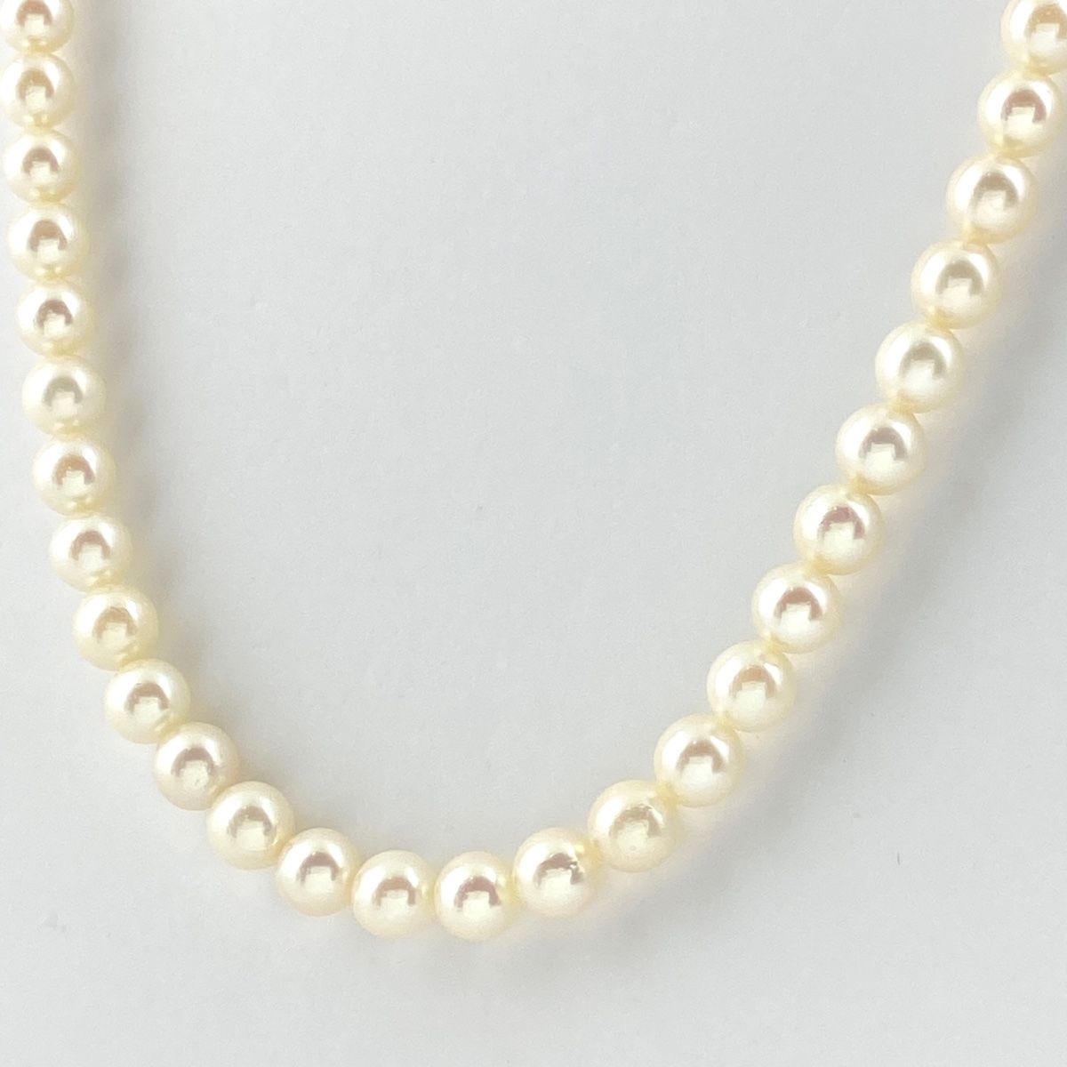 タサキ TASAKI パール デザインネックレス WG ホワイトゴールド 真珠 