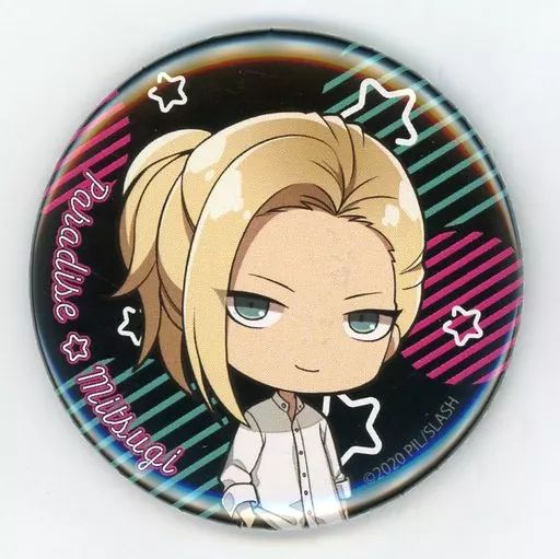 中古】バッジ・ピンズ ミツギ 56mm缶バッジ 「DMMスクラッチ! Paradise