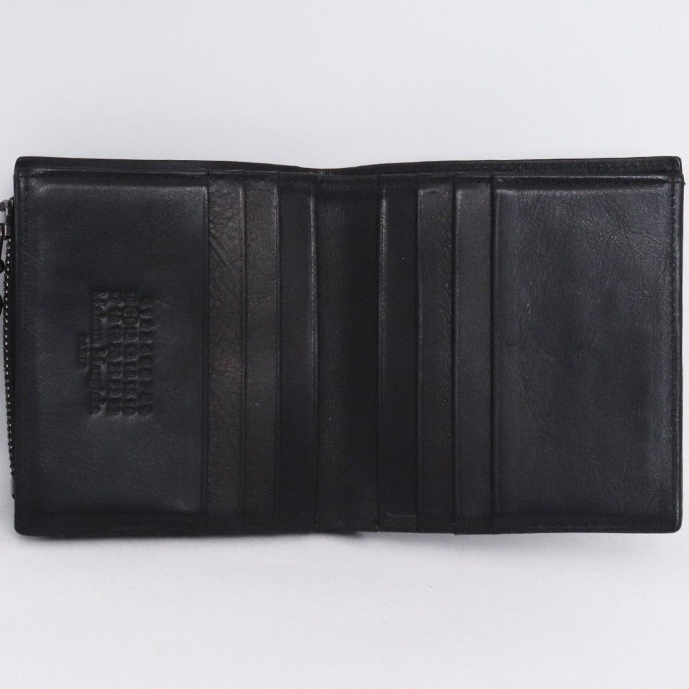 MAISON MARGIELA フォールデッドレザーウォレット ブラック S35UI0507