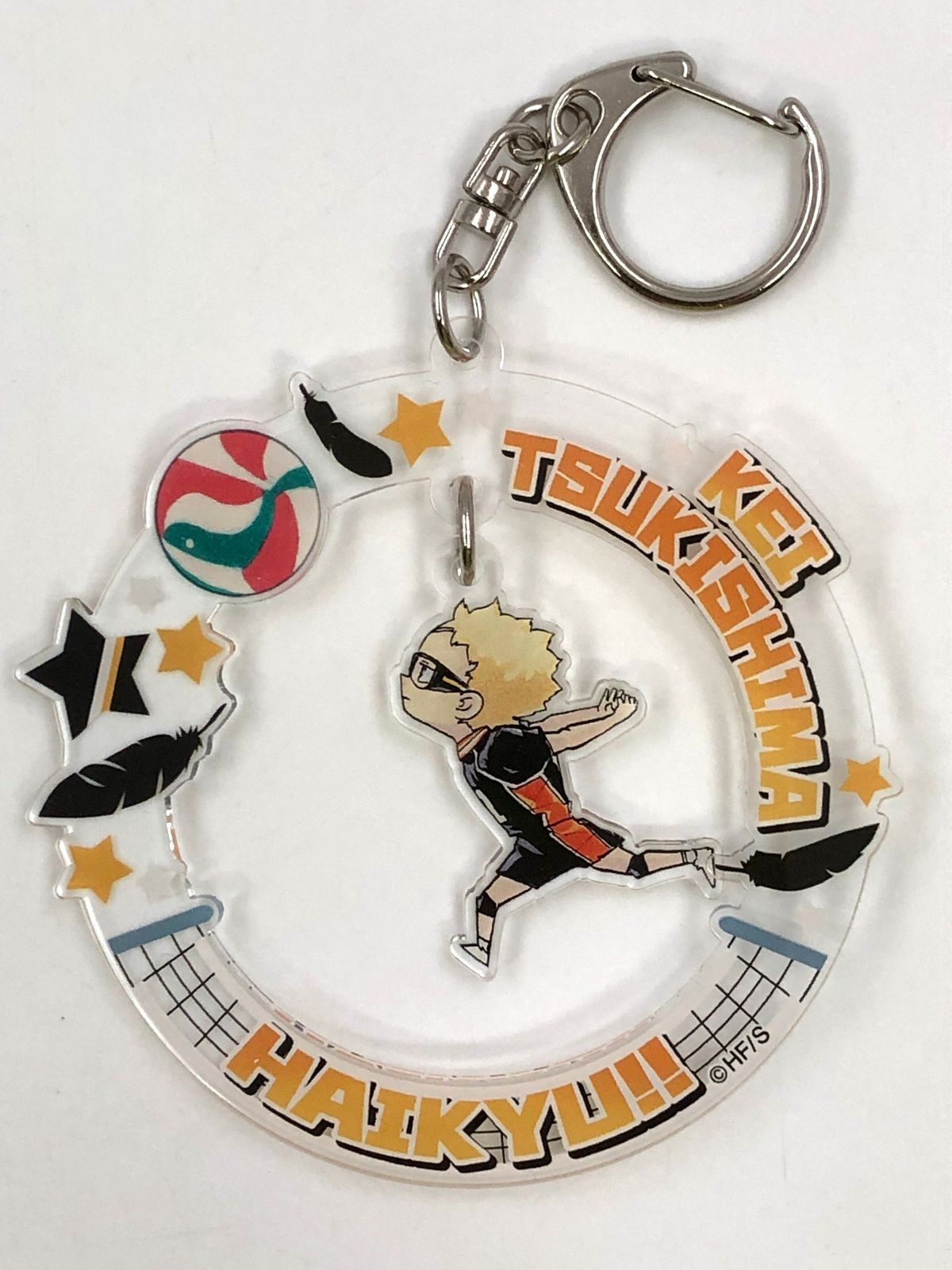 ♪) 月島蛍 ハイキュー!! ぶらりんアクリルキーホルダー