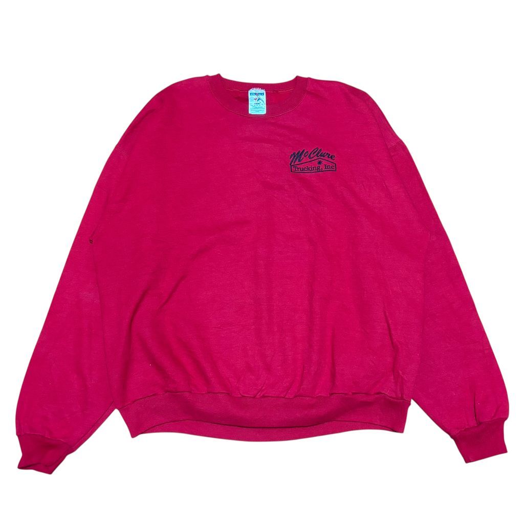 古着 used JERZEES ジャージーズ 長袖ワンポイント刺繍