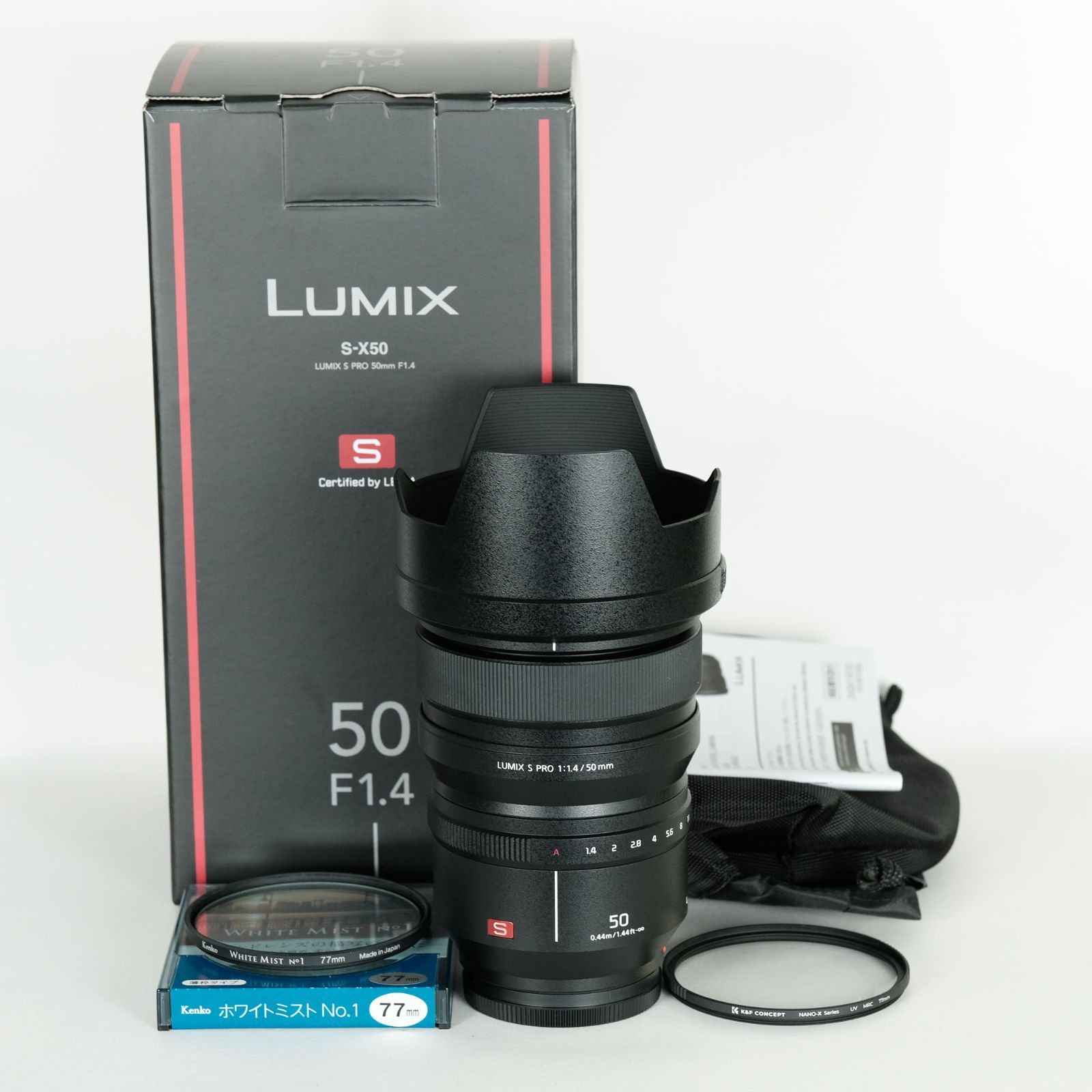 極美品｜フィルター2種付] Panasonic LUMIX S PRO 50mm F1.4 / ライカL 