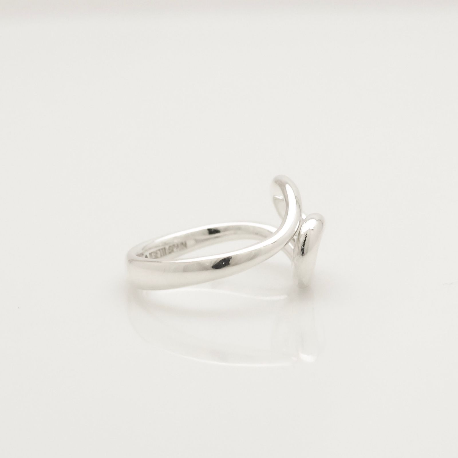 TIFFANY&Co.　ペレッティ　オープンウェーブリング　6号　SV925　袋 美品】ティファニー TIFFANY＆Co. オープン ウェーブ エルサ