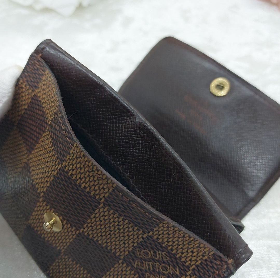 ヴィンテージ】ルイヴィトン ダミエ ポルトモネ プラ コインケース
