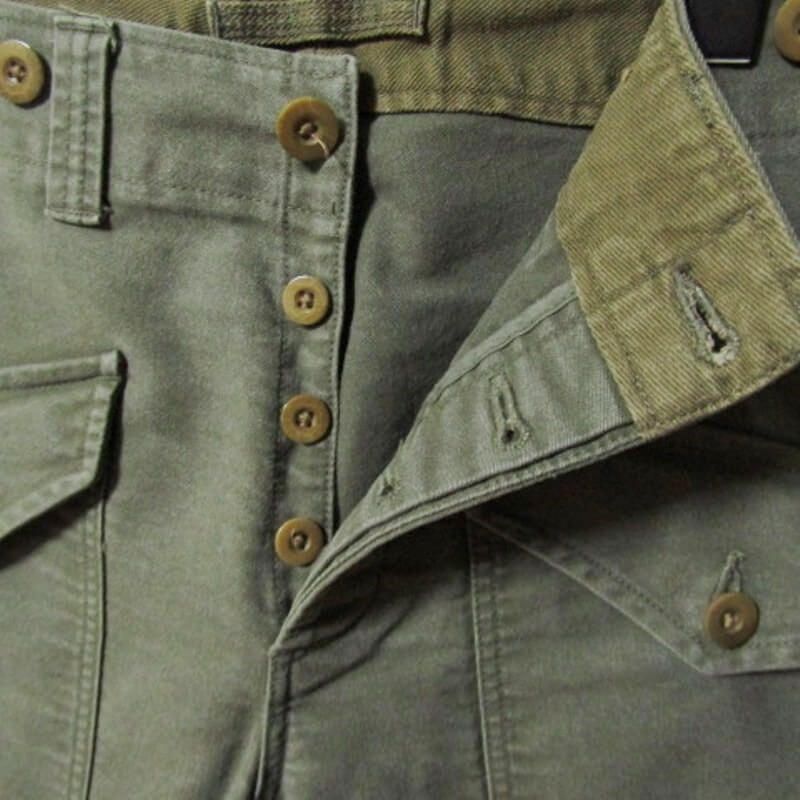 NIGEL CABOURN ナイジェルケーボン ファティーグパンツ 8020000000 BURMA FATIGUE PANT コットン ミリタリー  オリーブ 30 27106707