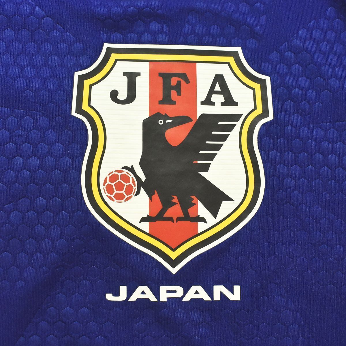 【美品】 アディダス adidas 2014－15 日本代表 ブラジルW杯 ユニフォーム L ブルー サッカー ウェア メンズ