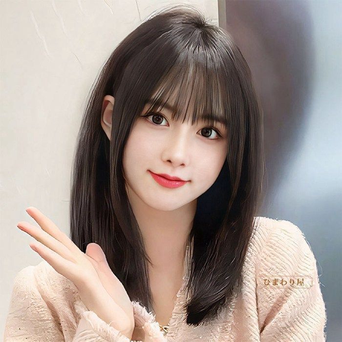 ウィッグ レディース フルウィッグ ミディアム 自然 セミロング ウイッグ レイヤー ストレート 小顔 かつら 女性 医療用ウィッグ コスプレ