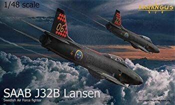 【中古】(未使用･未開封品)　タラングス 1/48 サーブ J32B ランセン 戦闘機 プラモデル 60wa65s