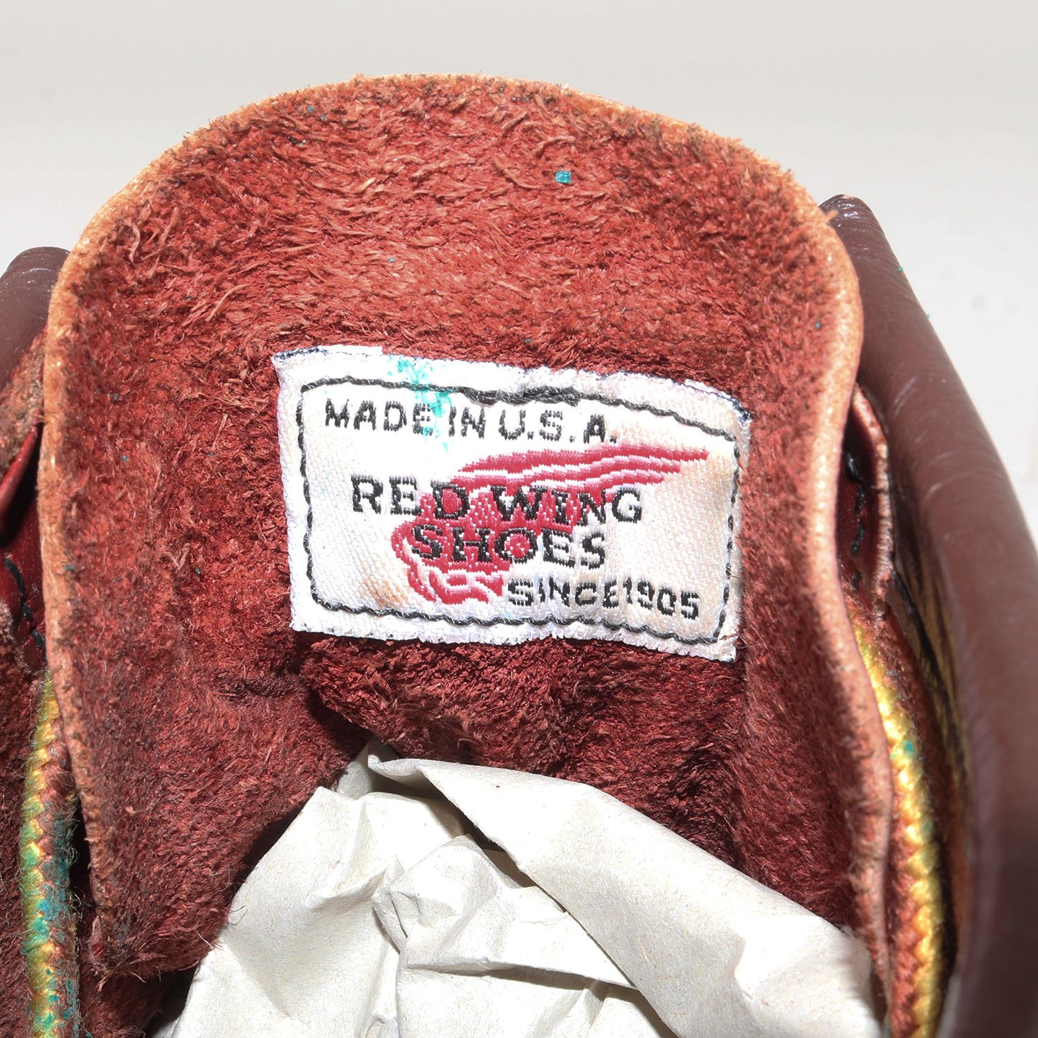 Red Wing レッド ウィング サイズ:25.5cm 00s ショップ 8875 刺繍羽