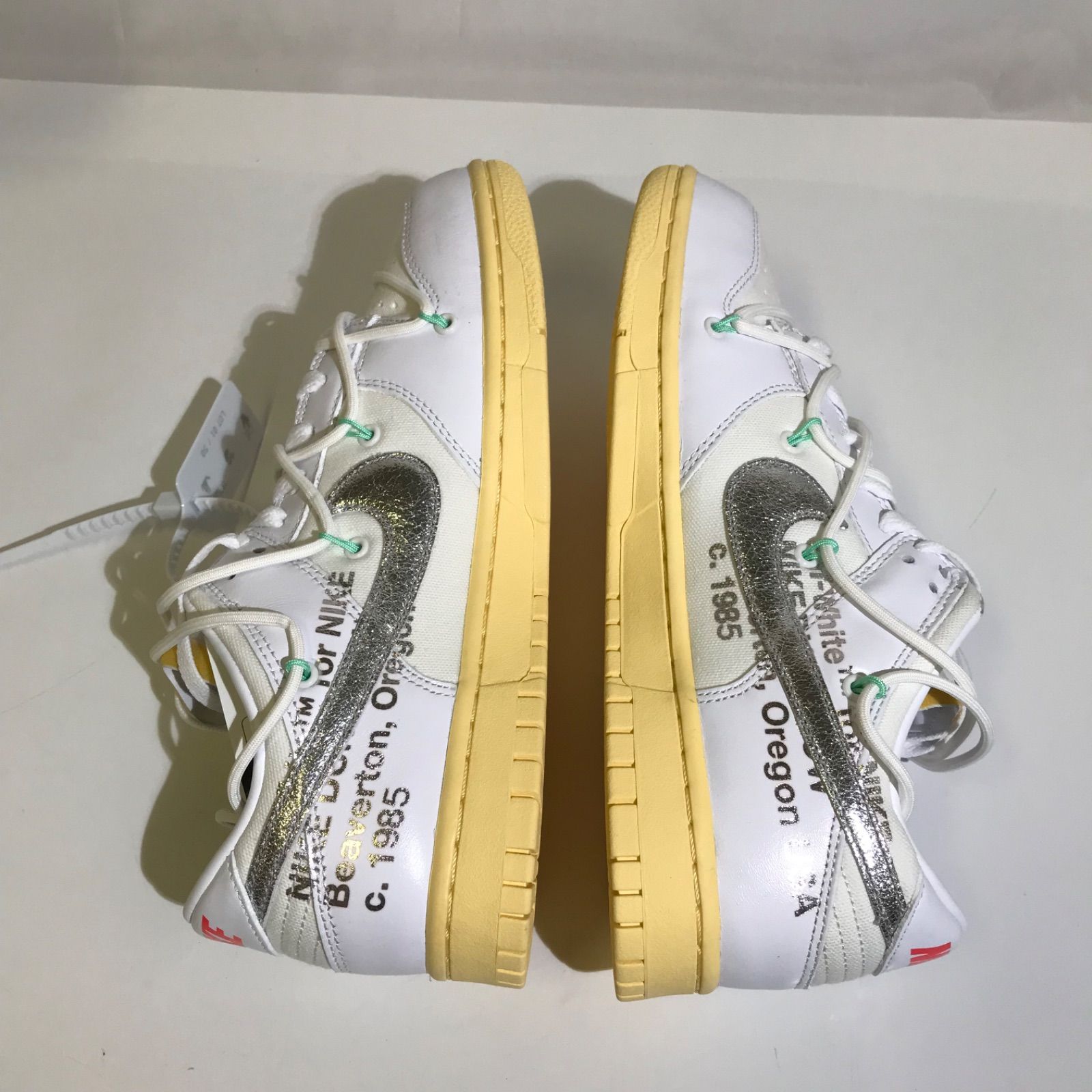 ナイキ NIKE × OFF-WHITE DUNK LOW 1 of 50 No.48 SAIL NEUTRAL
