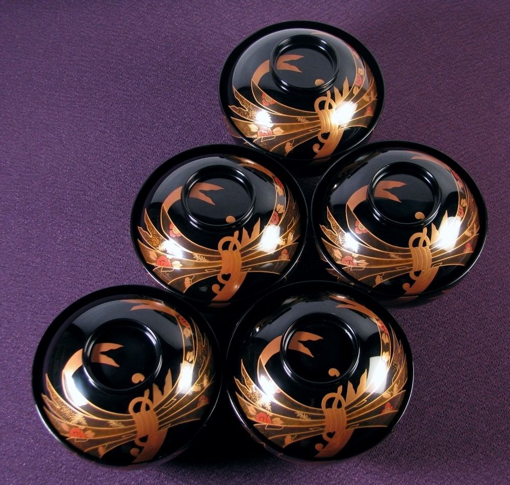 結びのし蒔絵付 幅